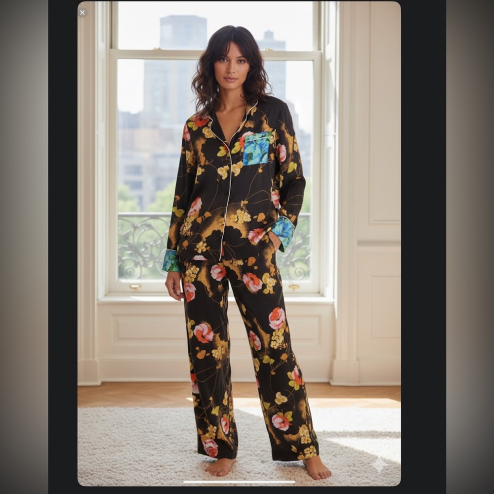 Richard Quinn Silk Pajama Set 6